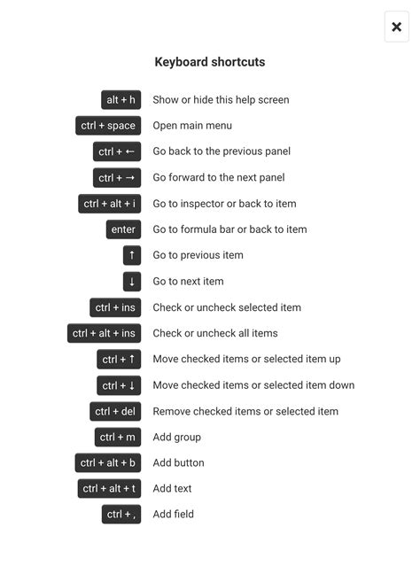 Maple Cheat Sheet Keyboard Shortcuts 